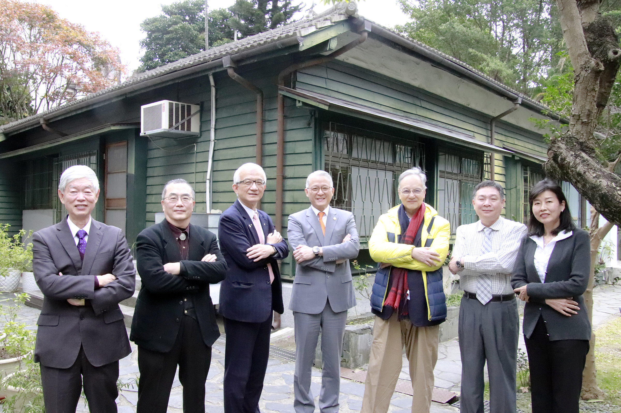 李國鼎先生為台灣經濟奇蹟的重要推手，中央大學消費者信心指數記者會特選在「李國鼎故居」舉辦。