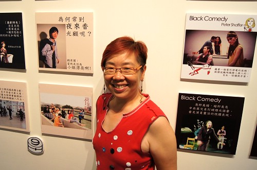 英文系周慧玲教授的人生不同跨界演出,比戲劇還精彩。王欣雯攝