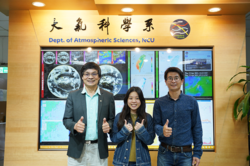 中央大學大氣科學系與美國紐約州立大學合作研究顯示,空氣污染改變了桃園的降雨特徵。照片大氣系提供