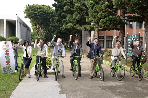 中大「小綠綠」　綠色愛心腳踏車蔚為風潮