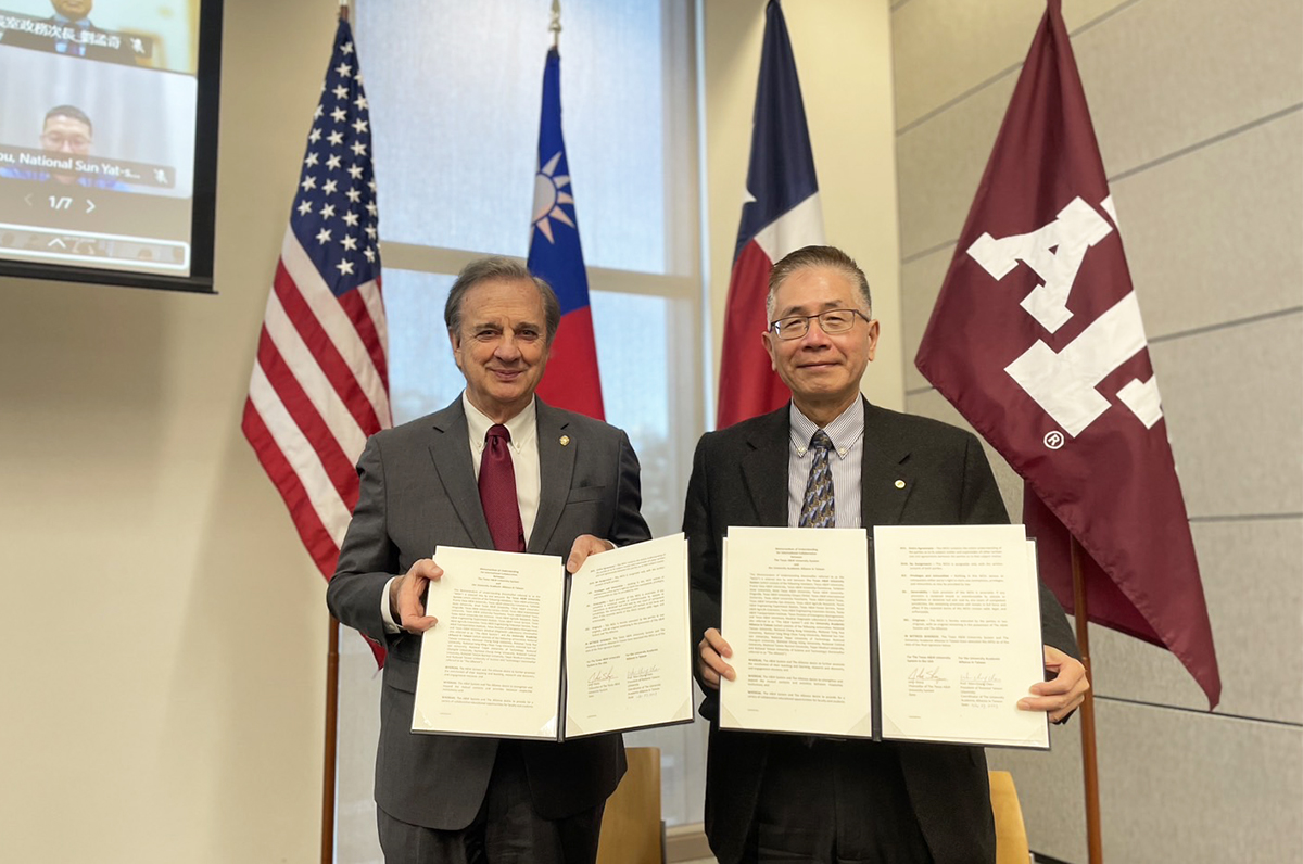中央大學校長代表台灣大學學術聯盟(UAAT)　完成臺德州雙邊簽署合作