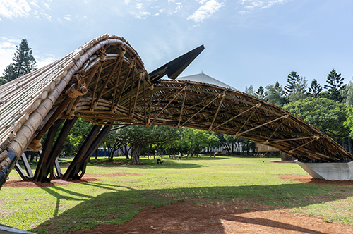 Seven Artworks of the 2020 Taoyuan Land Art Festival Were Exhibited on the NCU Campus
