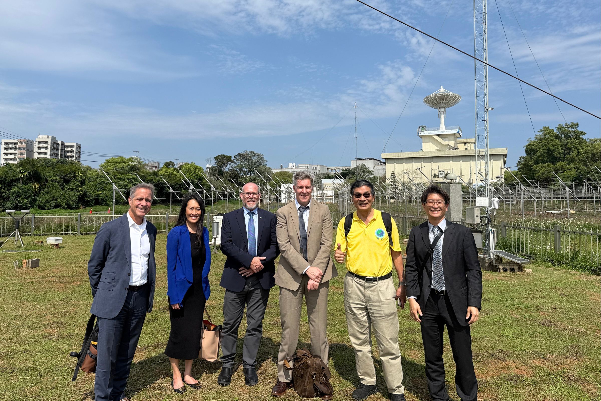 中央大學接待來自美國夏威夷大學University of Hawaiʻi at Mānoa（UH Mānoa）之學術訪問團。照片大氣系提供